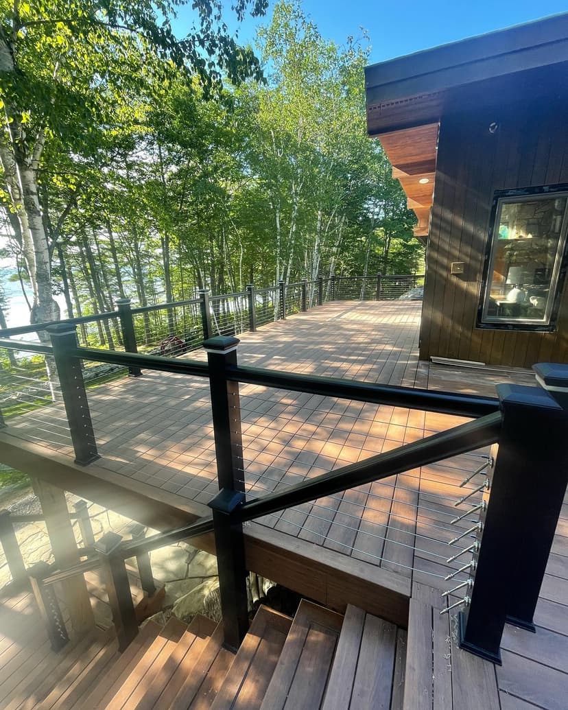 Multi-level deck build