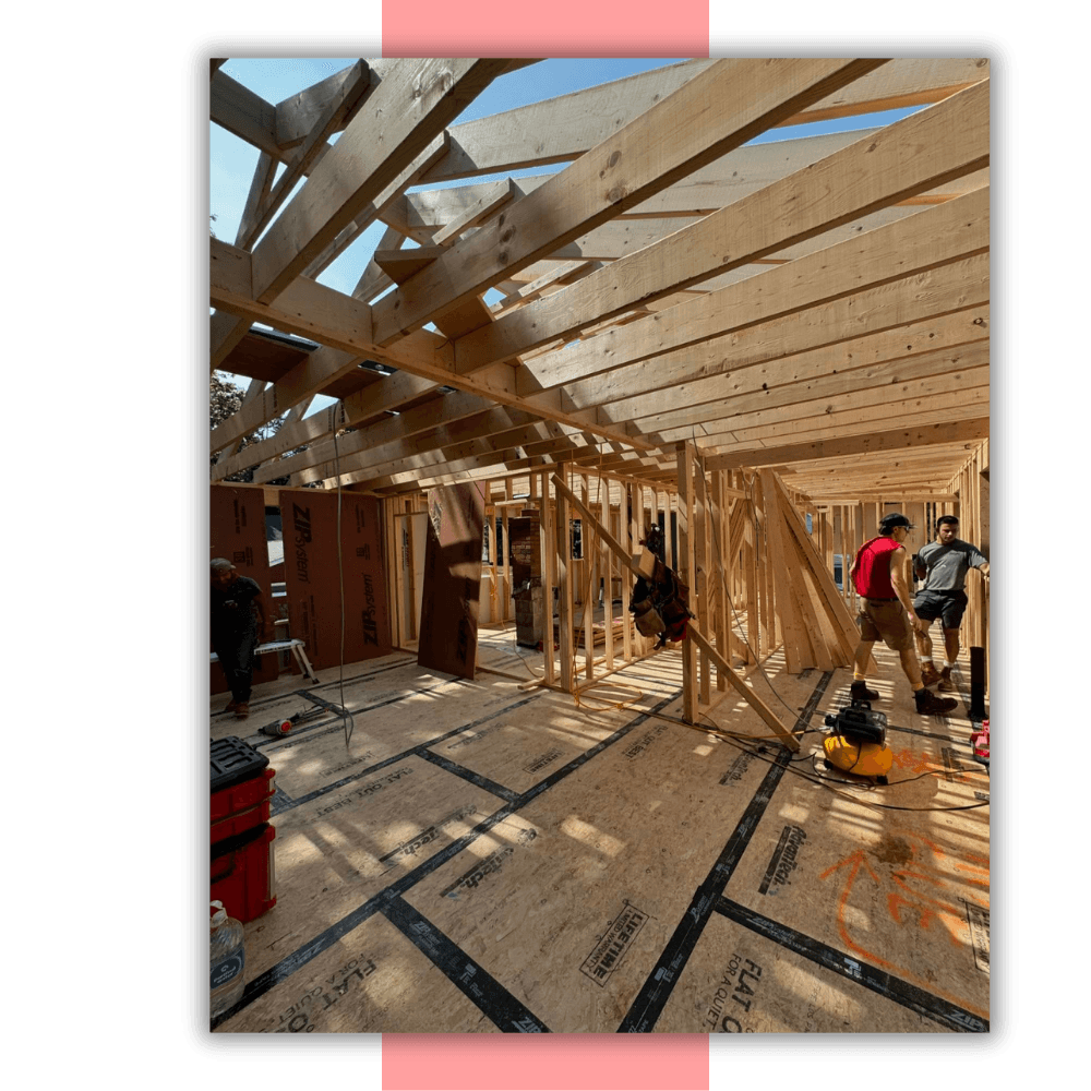 Red Flannel Remodeling — new construction framing